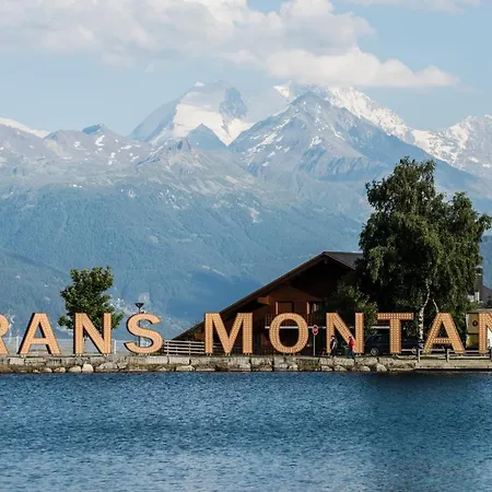 Ferienwohnung Au Bon Coeur L Golf 5Min L Vue L 4 Pers Crans-Montana Exterior foto