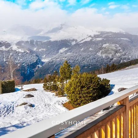 Ferienwohnung Au Bon Coeur L Golf 5Min L Vue L 4 Pers Crans-Montana Exterior foto