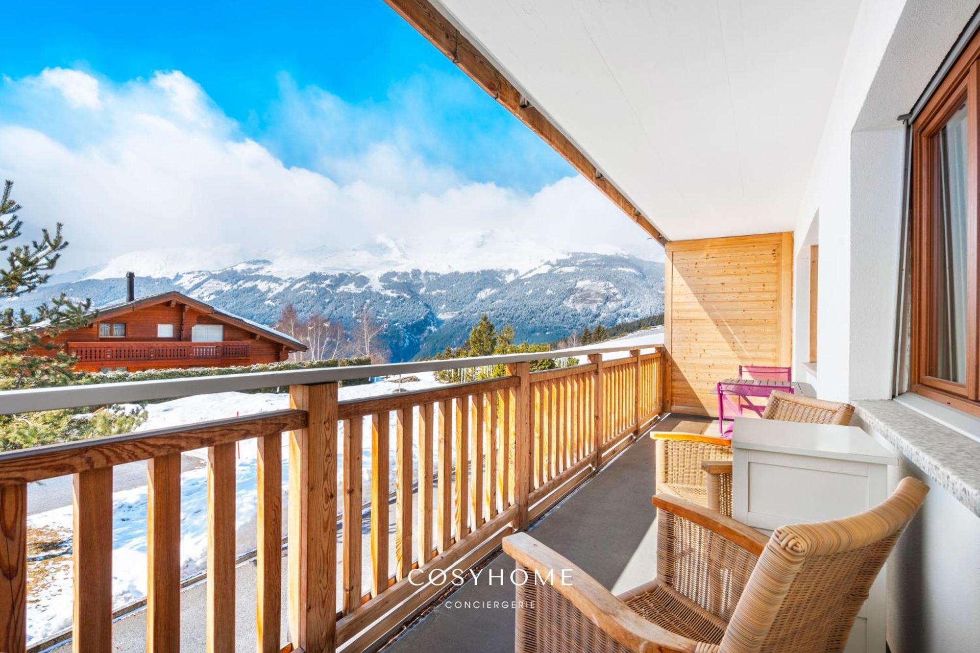 Au Bon Coeur L Golf 5min L Vue L 4 Pers Crans-Montana